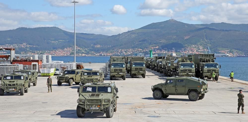 Desfile de acorazados desde Vigo rumbo al Báltico