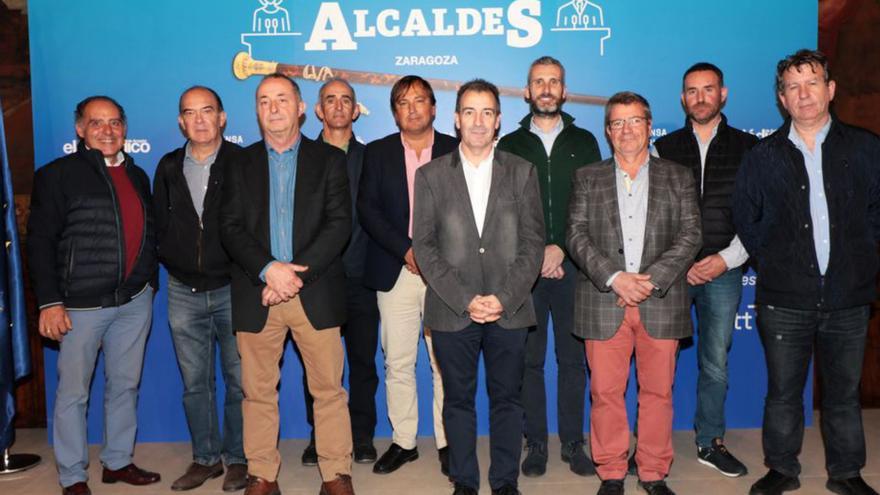 Varios alcaldes del Campo de Belchite participaron en el encuentro. | ÁNGEL DE CASTRO