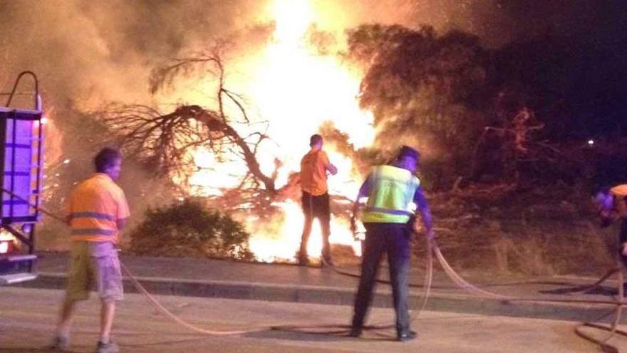 Detienen a un hombre como presunto autor de un incendio forestal en Pla del Mar de Calp