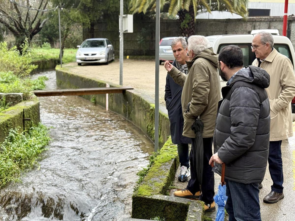 Visita de Rafa Domínguez a las calles afectadas por las inundaciones.