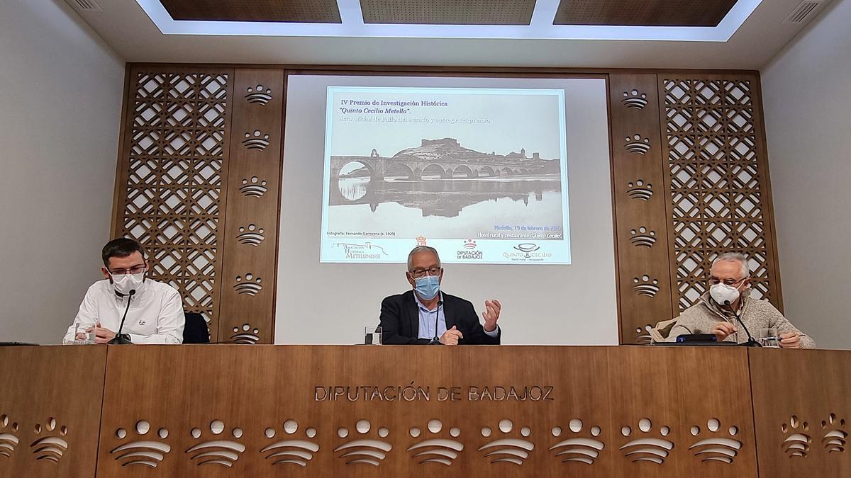 Presentación de los premios en la Diputación de Badajoz.