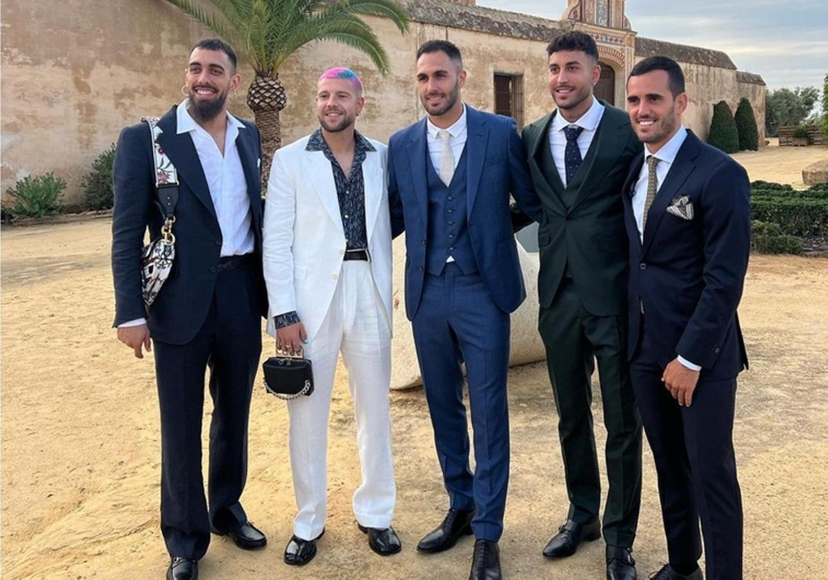 Jugadores del Betis.