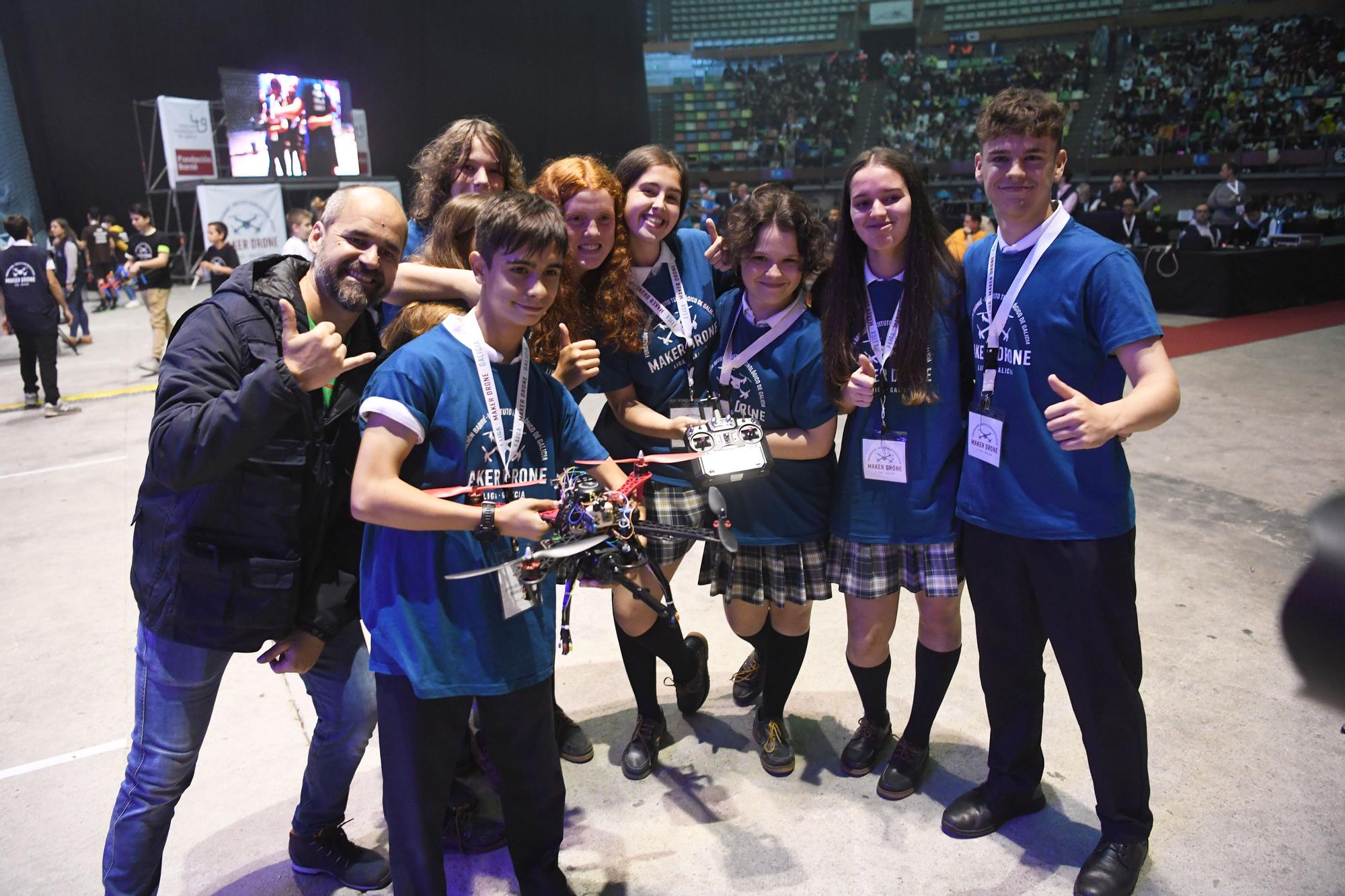 Drones en el Coliseum de A Coruña: Una competición de altos vuelos