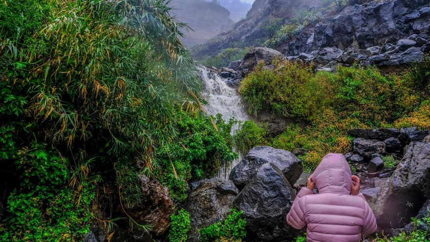 Las lluvias de la borrasca Óscar en Santa Lucía y San Bartolomé de Tirajana