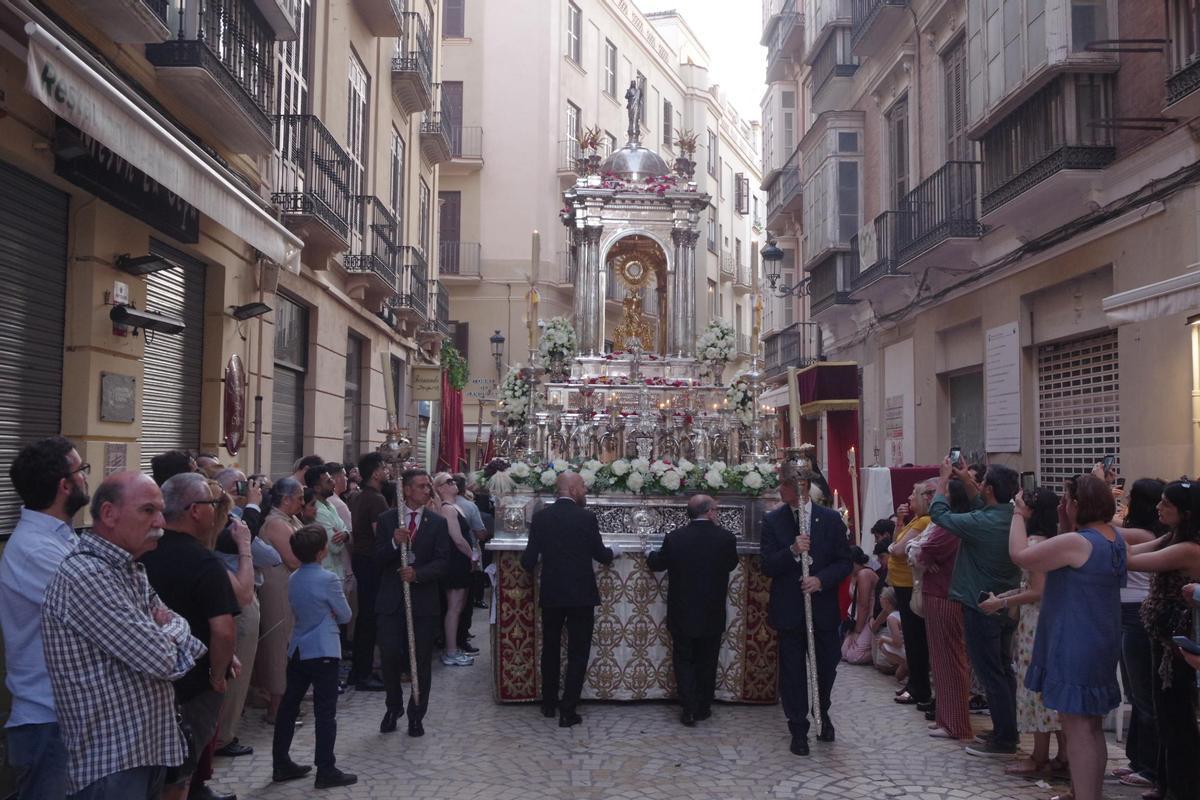 Imágenes del Corpus Christi en Málaga 2026