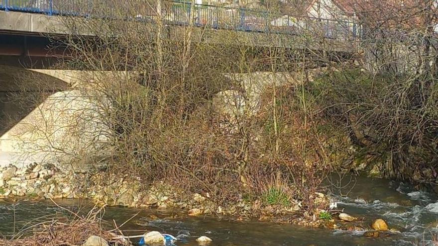 La zona del Puente los Gallegos donde se producen los vertidos.