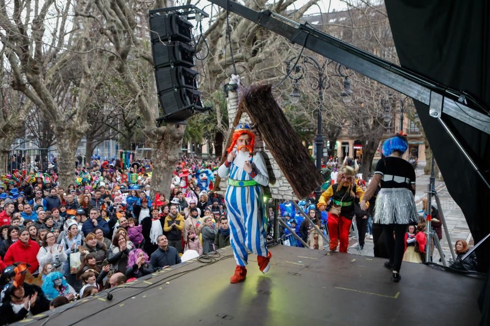 Carnaval en Gijón 2018: entrega de premios a los mejores disfraces.