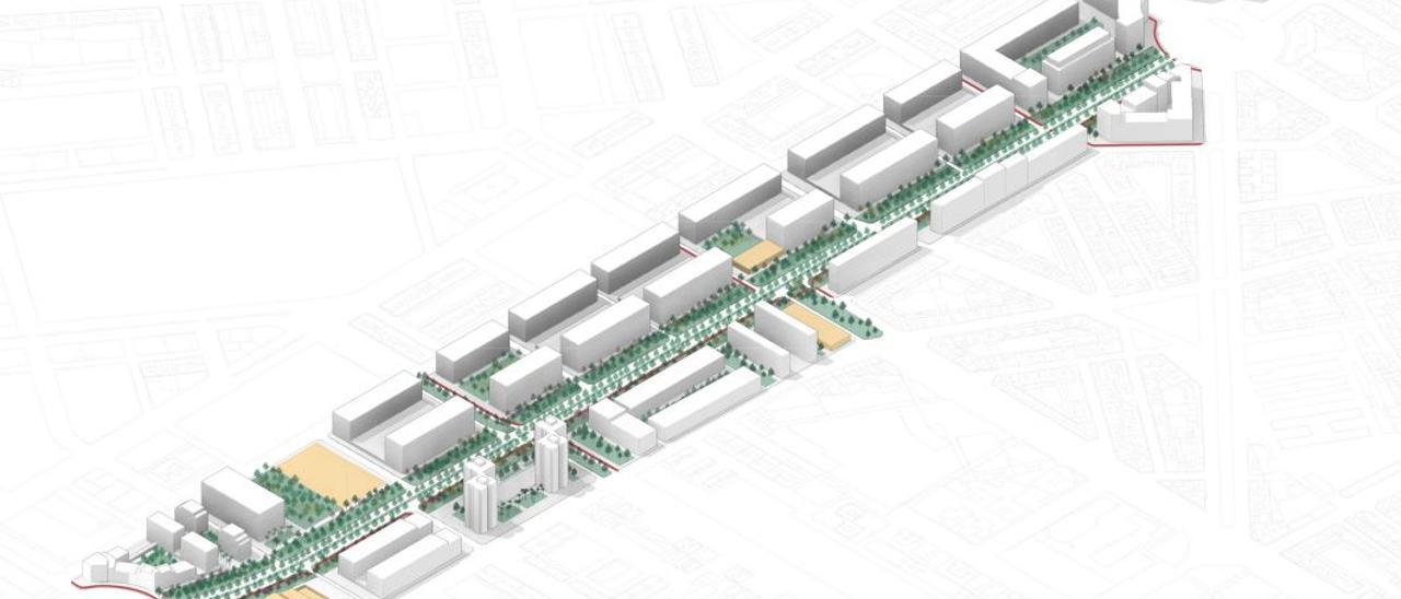 València convertirá Ausiàs March en un bulevar peatonal sin pasarelas y solo 6 carriles