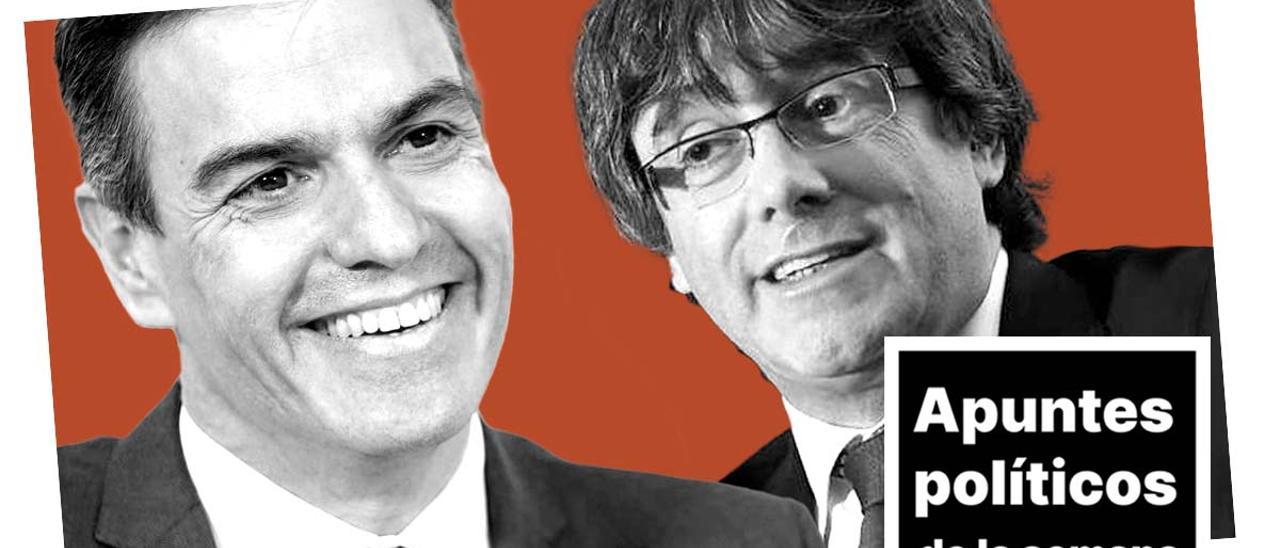 APUNTES POLITICOS DE LA SEMANA Sanchez y Puigdemont