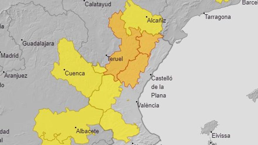 La provincia pasa de alerta amarilla a naranja