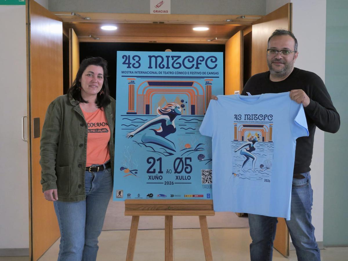 Yaiza Villar e Carlos Villar, deseñadores do cartel da actual edición da Mostra.