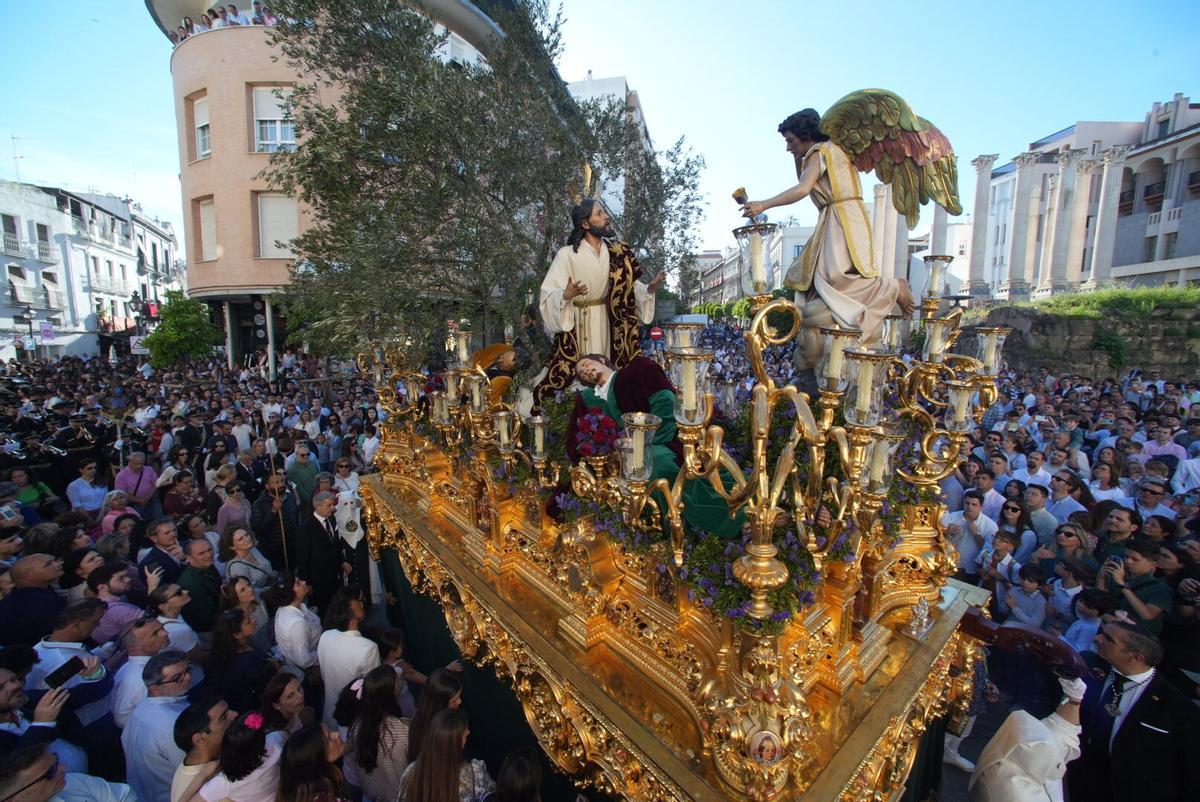 Imagen de la hermandad del Huerto, que este año adelanta su horario.