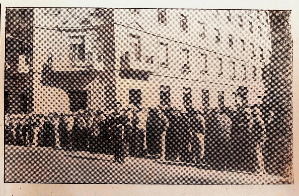 Alicante, Edificio OSE Provincial, 25 febrero 1976.