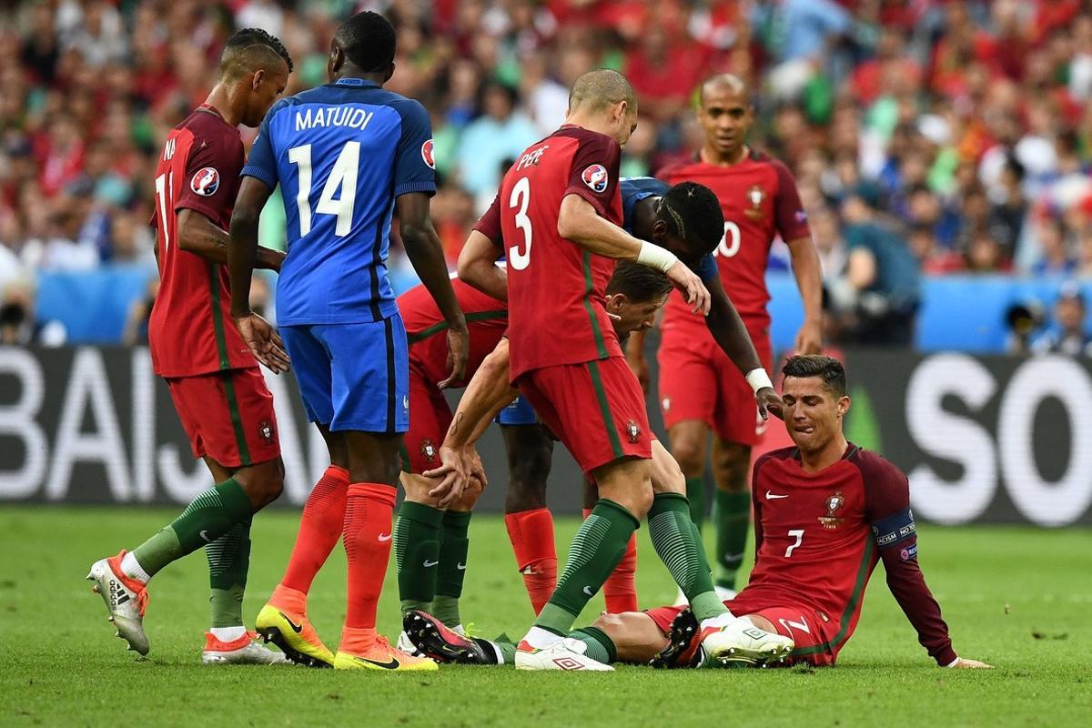 La lesión de Cristiano en imágenes