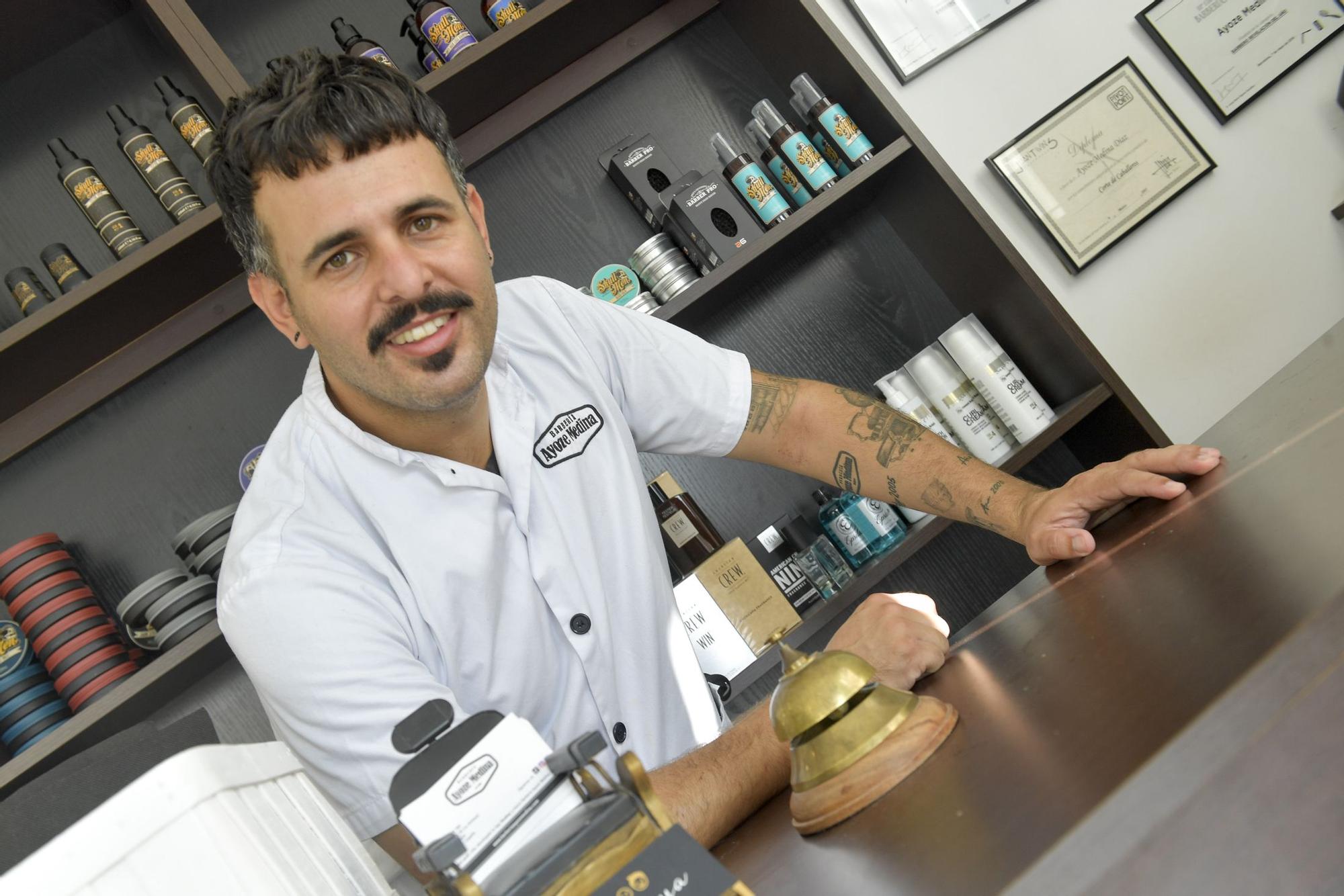 Ayoze Medina, subcampeón internacional de peluquería