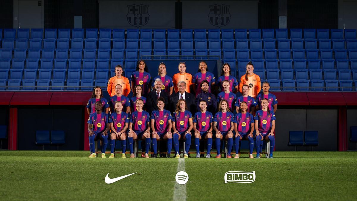 Así posó el Barça Femenino para su foto oficial 2025/26