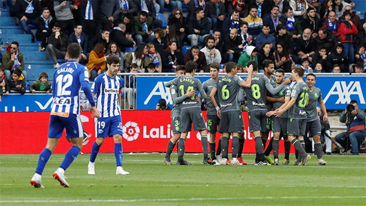 Un gol en propia acerca a la Real Sociedad a Europa