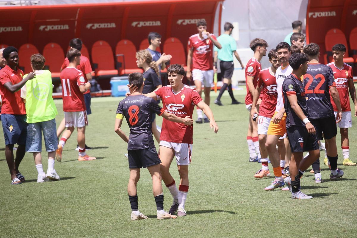 Las mejores imágenes del partido entre el Real Murcia Imperial y el Olímpico de Totana