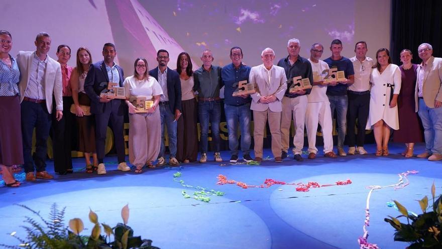 La Aldea de San Nicolás premia a sus deportistas: 64 reconocimientos y cinco galardones en su Gala del Deporte