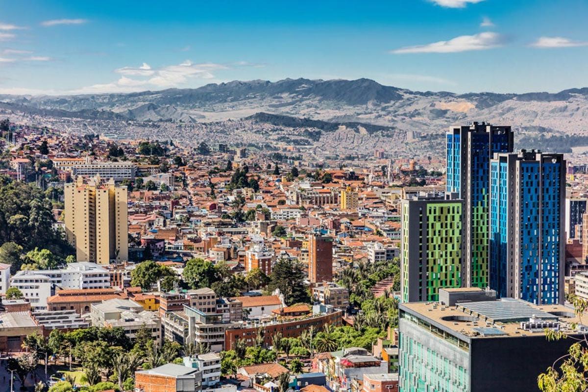 Viata de la ciudad de Bogotá en Colombia
