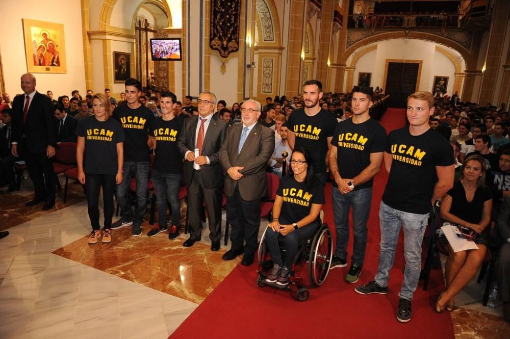 La UCAM vuelve a reunir a sus olímpicos