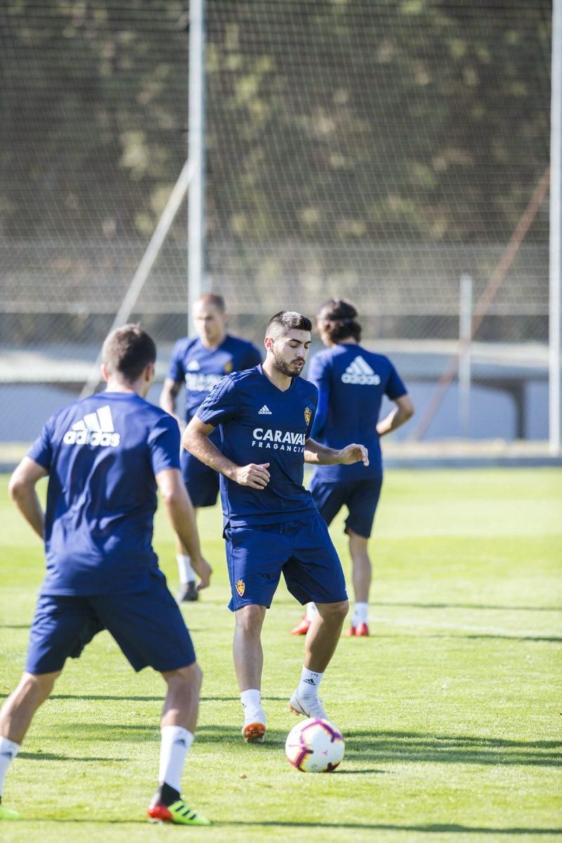 Primer entrenamiento del Real Zaragoza