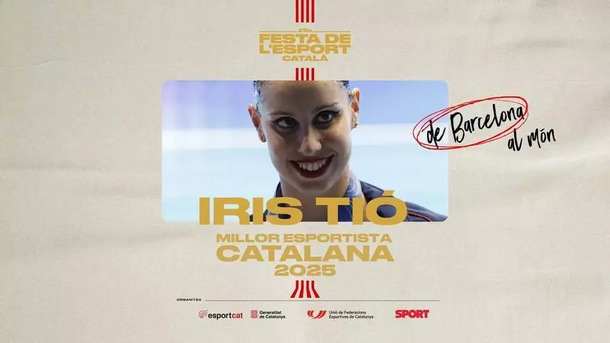 Iris Tió gunayadora a millor esportista catalana 2025