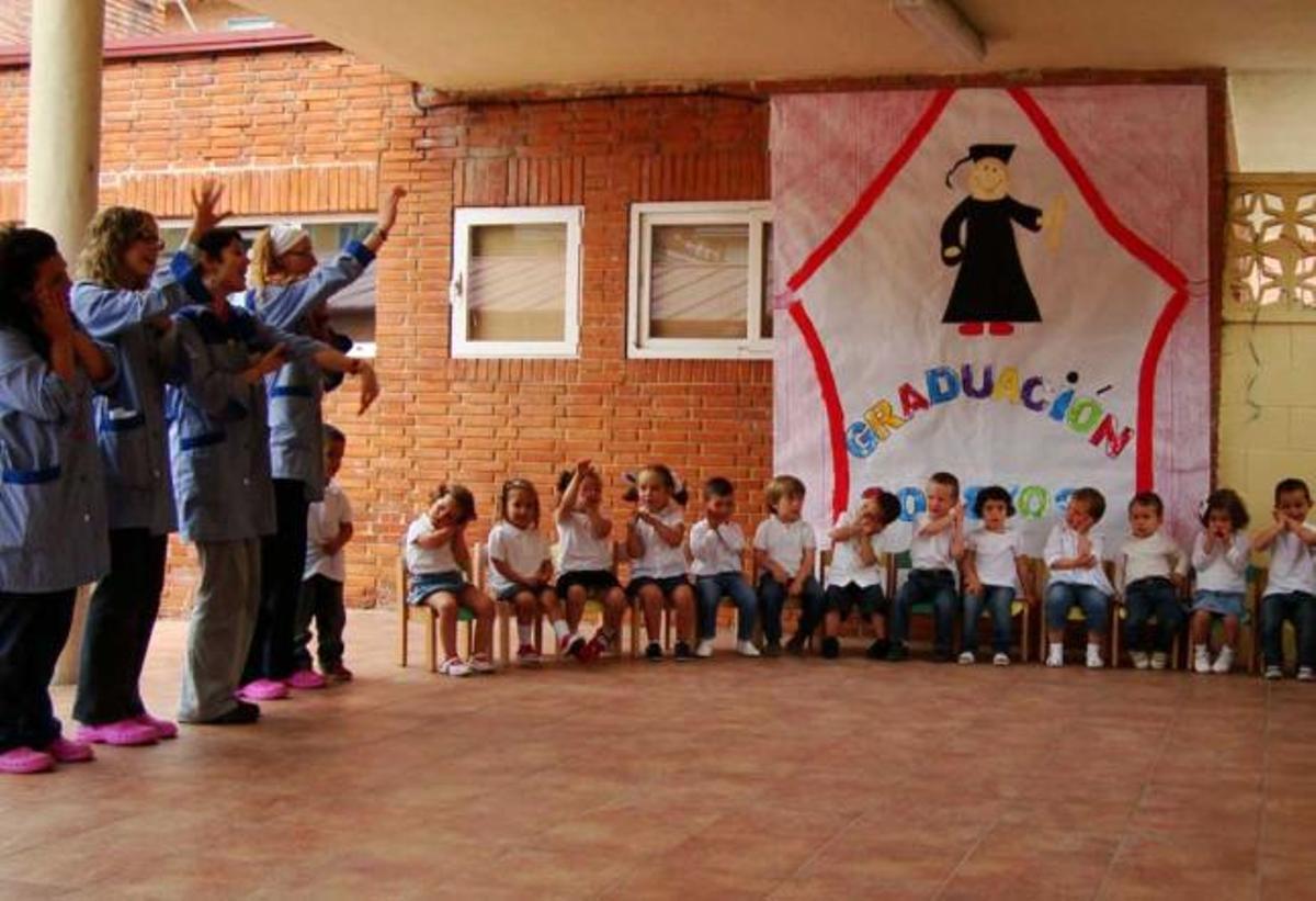 Una actividad desarrollada en la escuela para menores de 3 años de Pola de Laviana.