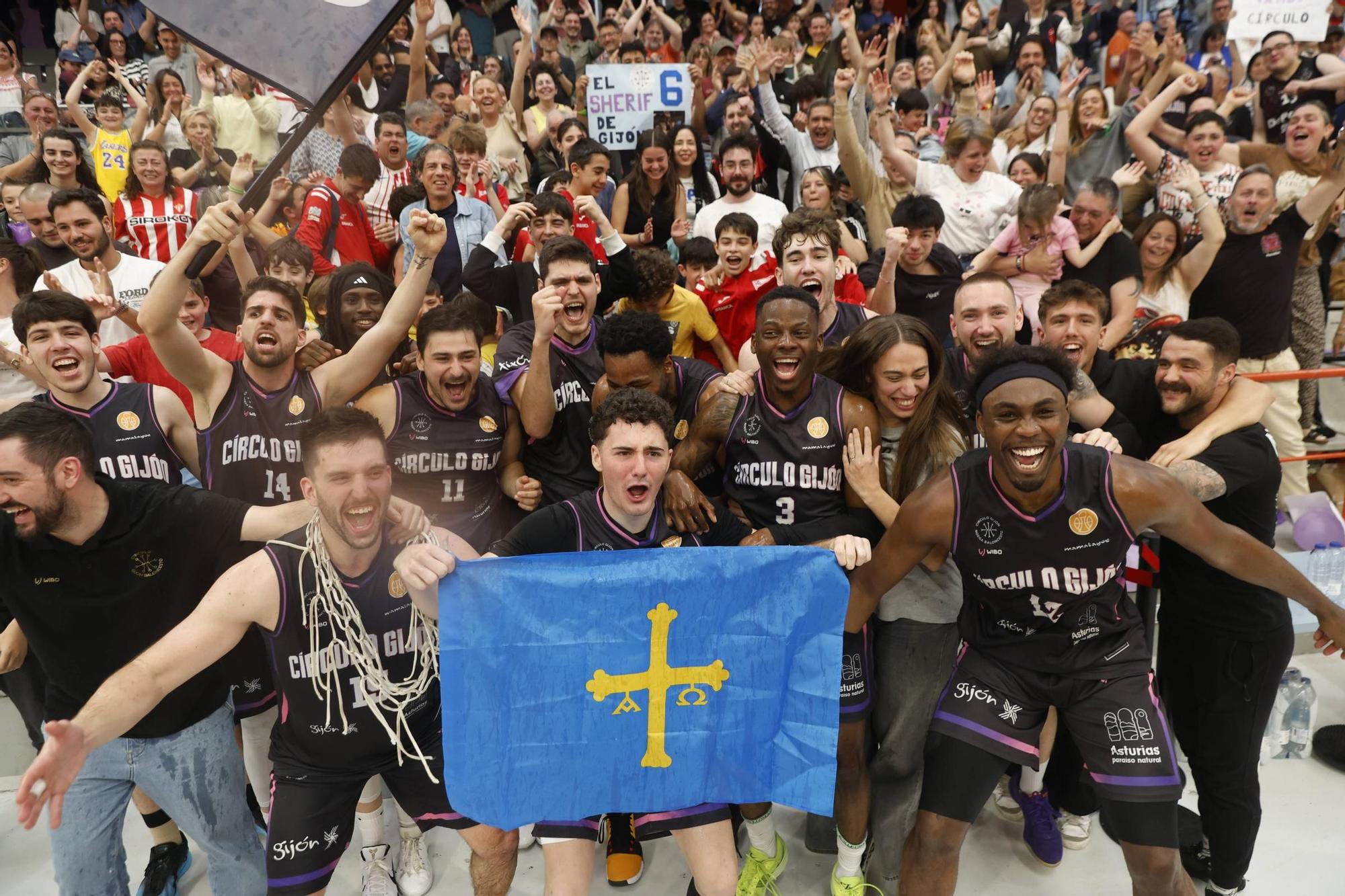 EN IMÁGENES: Así logró el ascenso el Círculo Gijón Baloncesto