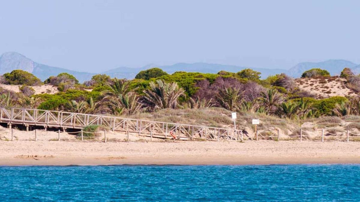 La Playa de Los Tusales, en Alicante, es uno de estos espacios liberales