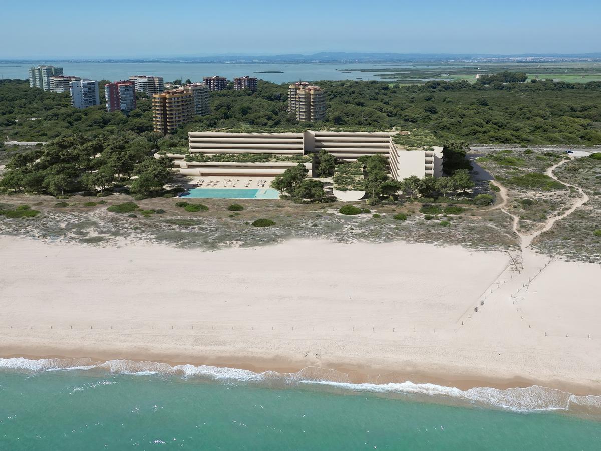 Figuración del proyecto de Lukeson Managment para el hotel Sidi Saler