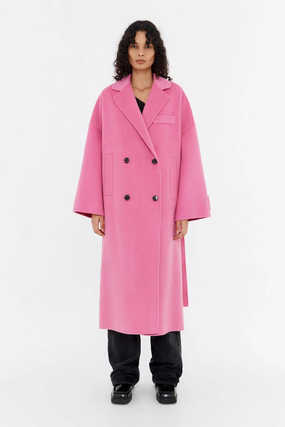 ABRIGO ROSA ZARA | 7 abrigos rosas, la pieza que es tendencia en las ...