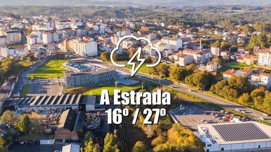 El tiempo en A Estrada: previsión meteorológica para hoy, sábado 23 de mayo