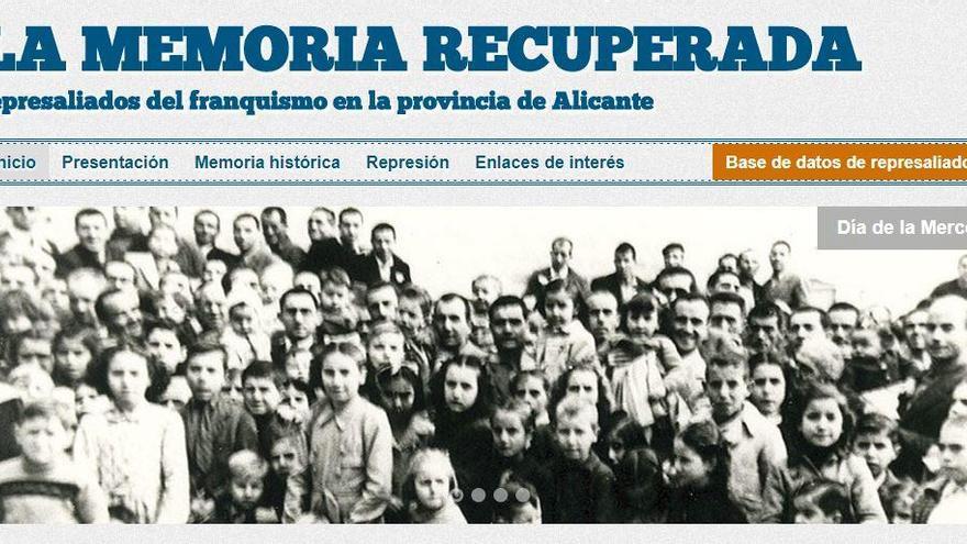 La Universidad de Alicante recopila en un portal web datos de más de 20.000 represaliados franquistas de la provincia
