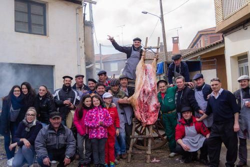 Matanza del cerdo en Tábara