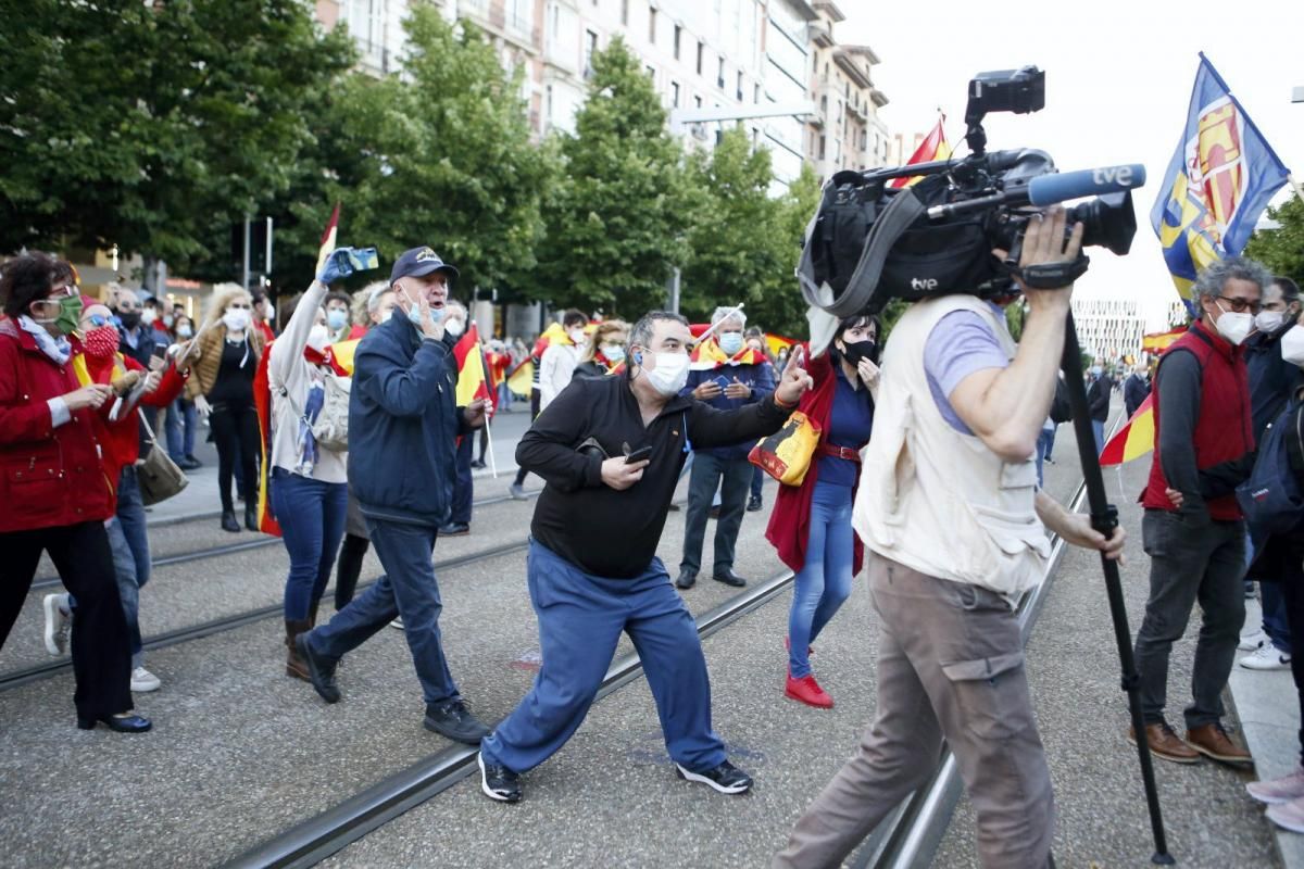 Cacerolada contra el Gobierno en Zaragoza