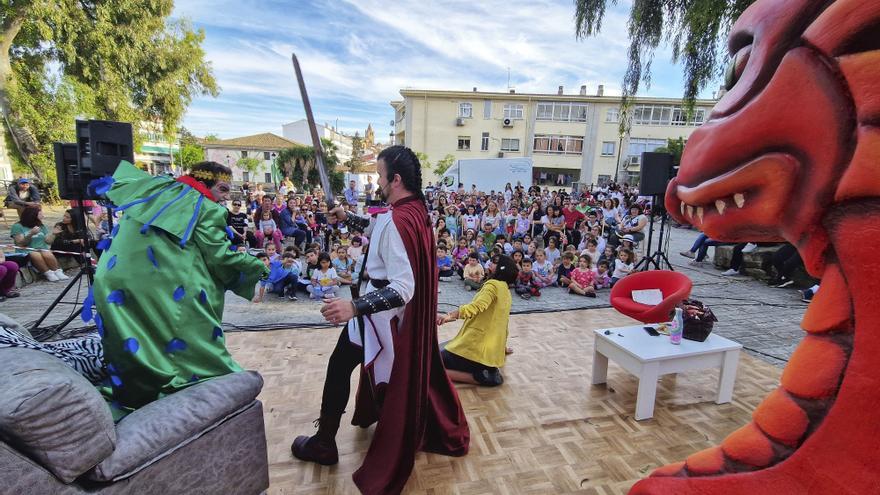 San Jorge ya se enciende en Cáceres