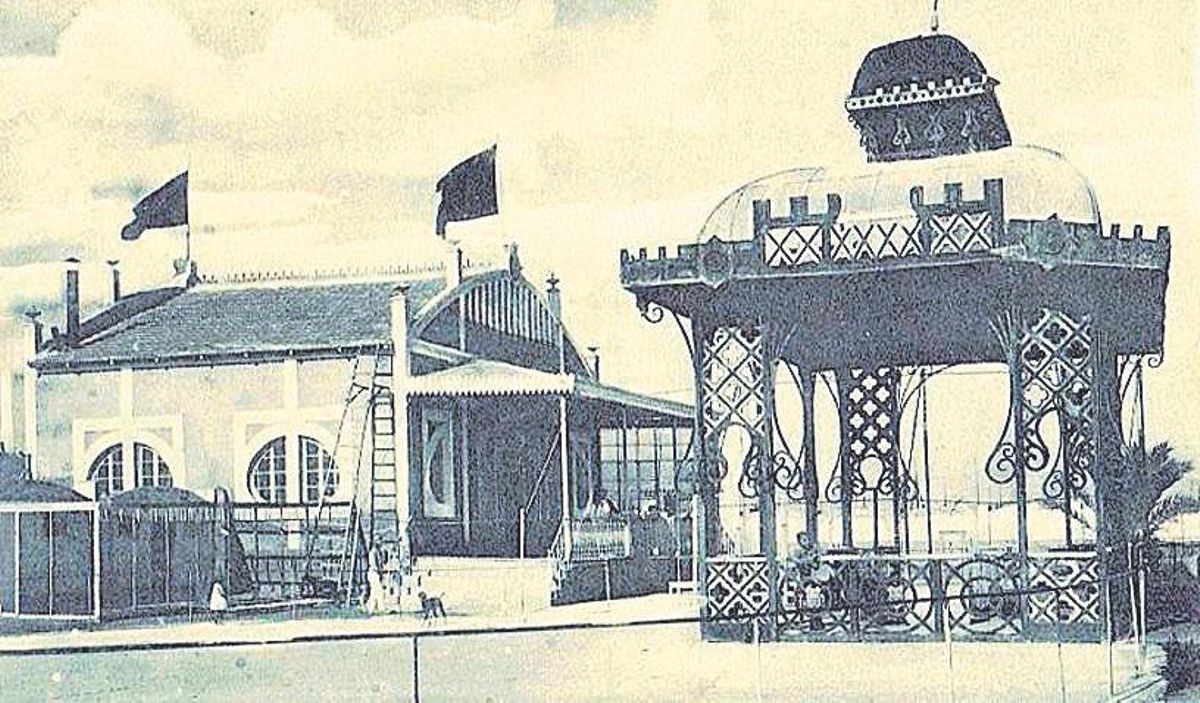 El Tiro de Pichón ubicado en la avenida de Loring a principios del siglo XX.