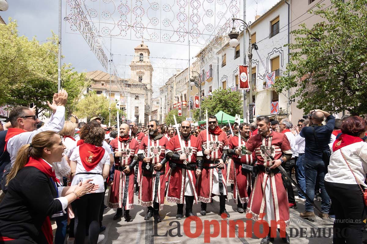 Moros y Cristianos en la mañana del día dos en Caravaca