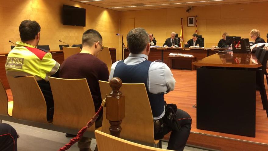 L&#039;acusat durant el judici a l&#039;Audiència de Girona