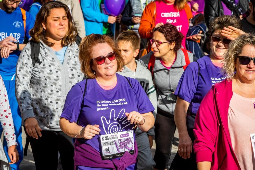 Búscate en la galería de fotos de la Marxa contra la Violencia de Género