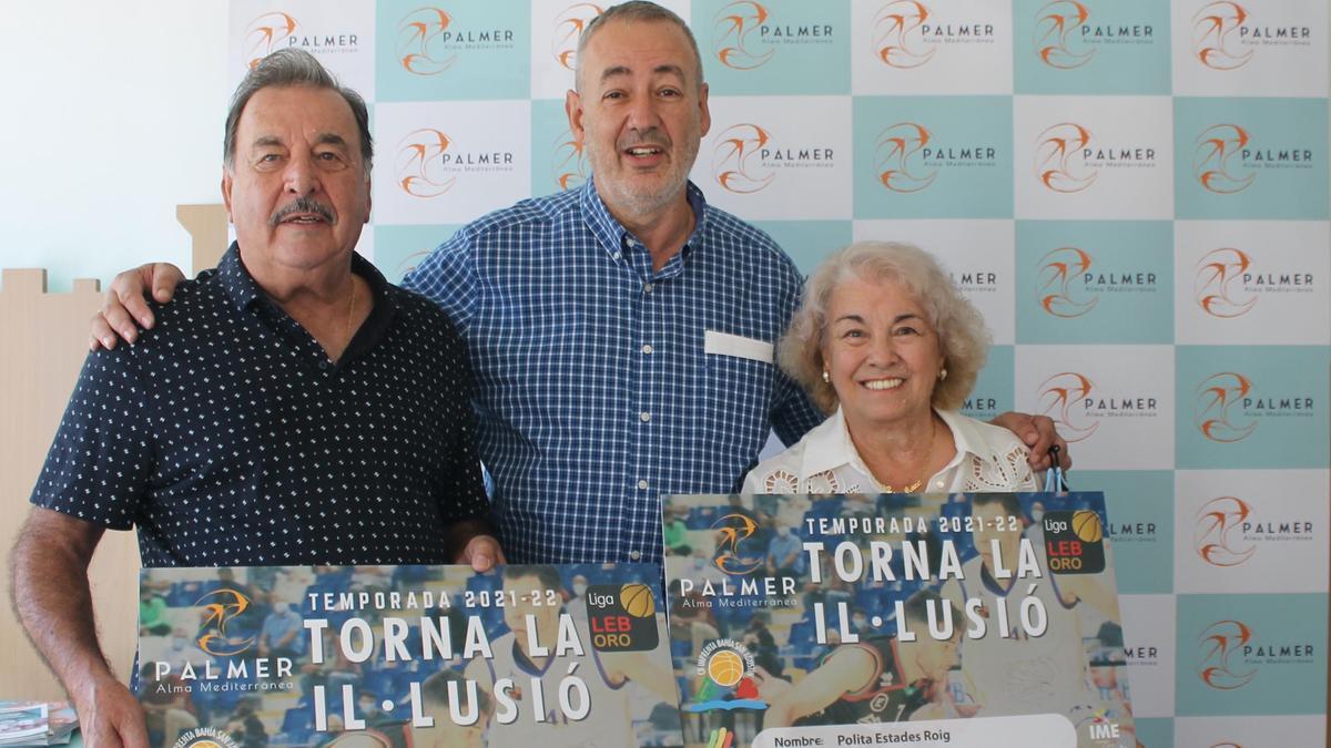 Biel Palmer, Guillem Boscana y Polita Estades