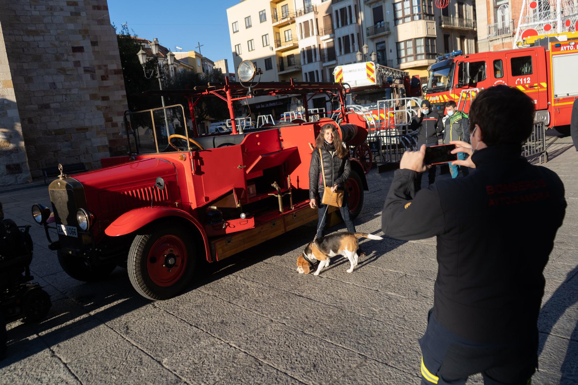 GALERÍA | Este es el camión más antiguo del parque de Bomberos de Zamora