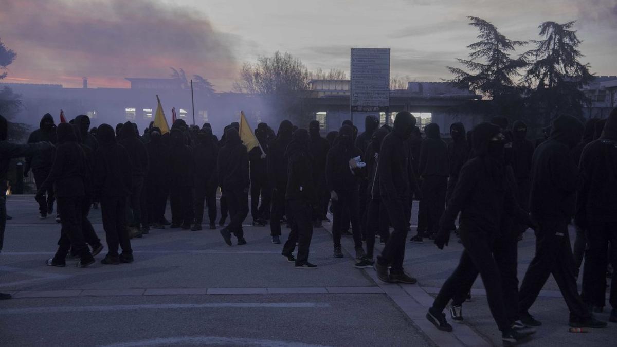 Huelga de estudiantes en la UAB, el 29 de noviembre de 2018