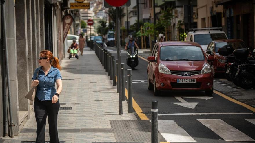 Recorrido por la nueva calle de La Rosa