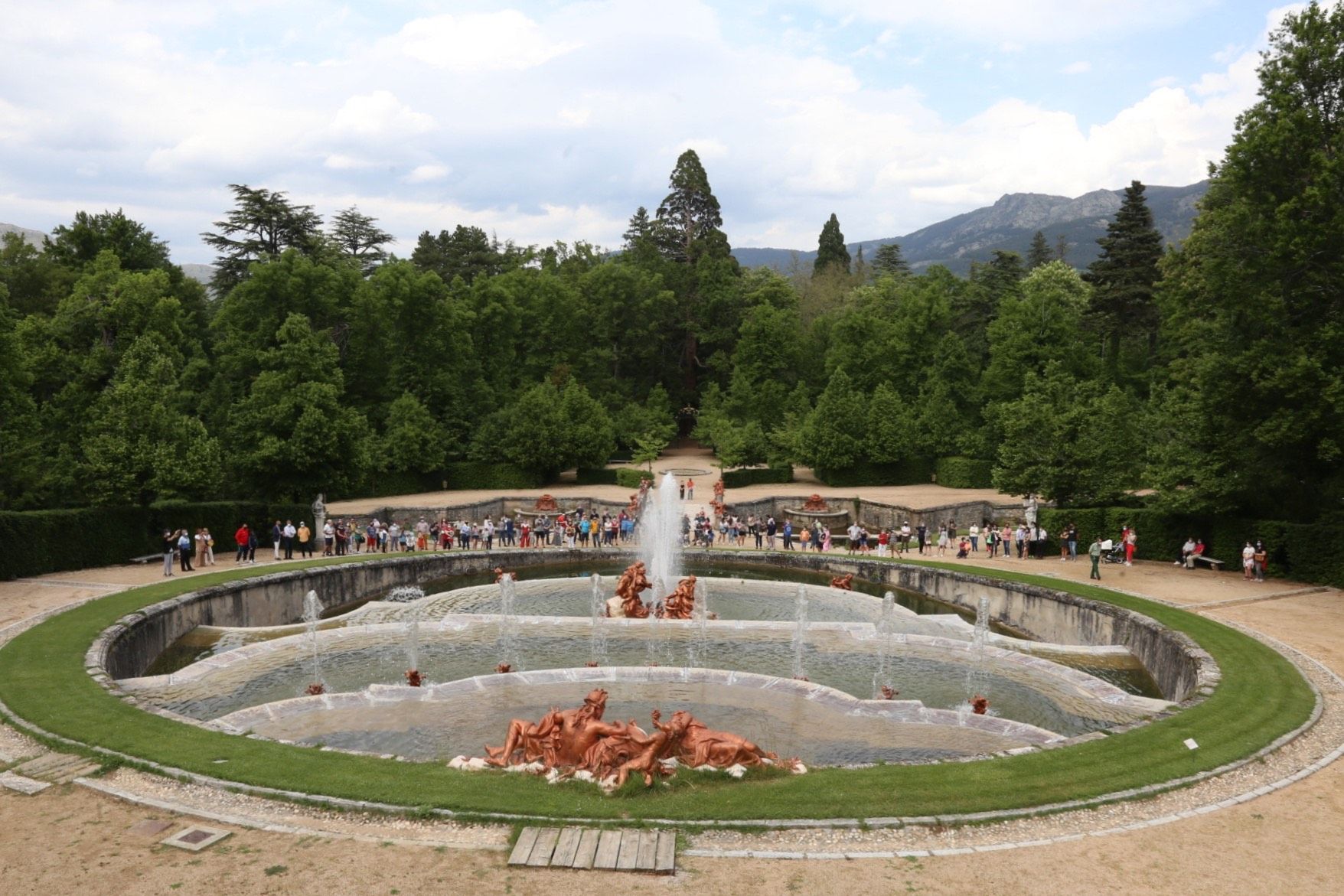 Fotogalería: Así ha sido el encendido de las fuentes de la Granja de San Ildefonso