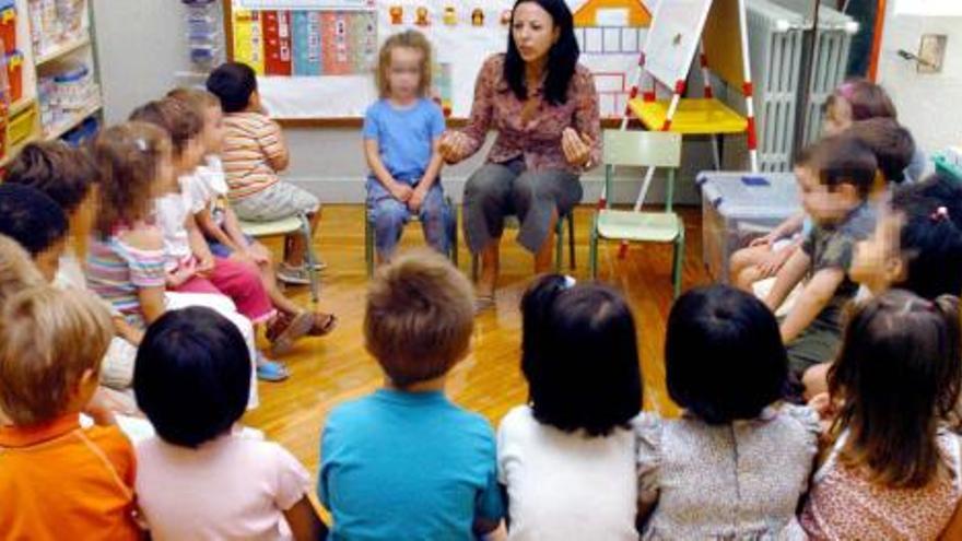 Imagen de una clase de educación infantil, un periodo para el que existe un déficit de plazas en los centros de Teatinos de Málaga.