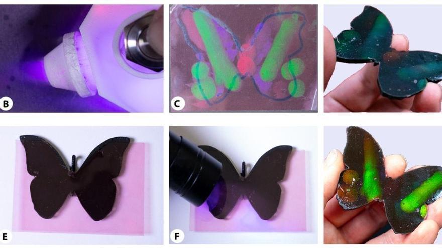 MorphoChrome: "pintar con luz", el nuevo sistema del MIT que crea colores sin pigmentos