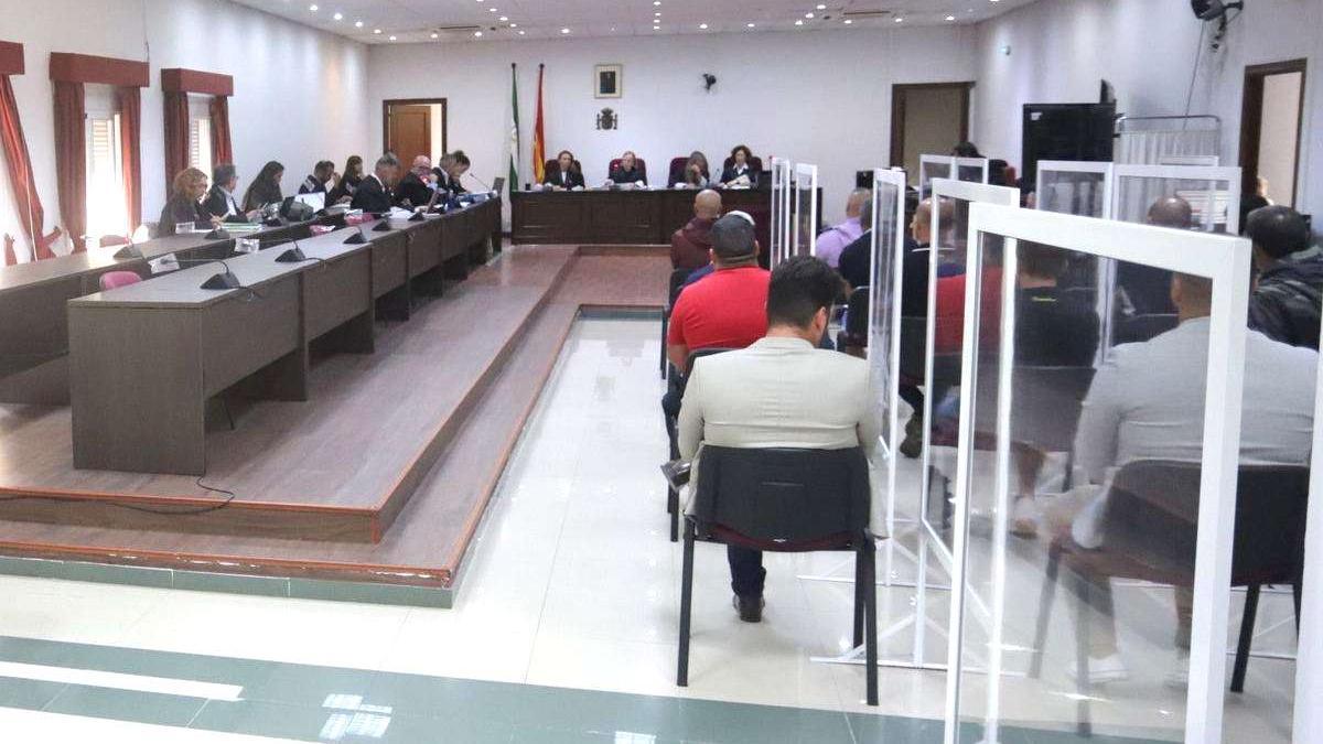 Audiencia Provincial de Algeciras durante un juicio por narcotráfico.