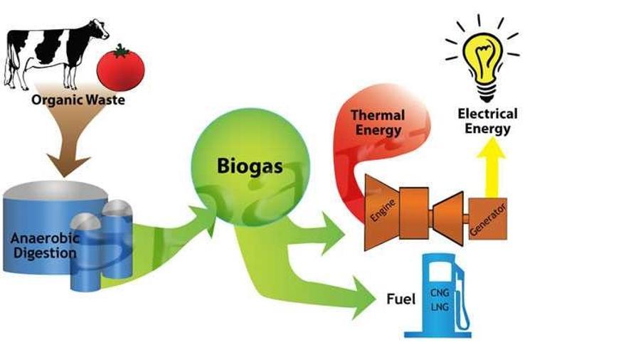 Funcionamiento del biogás
